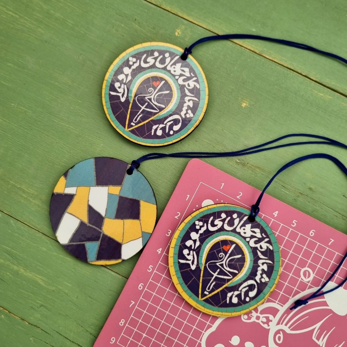 آویز ماشین غدیری طرح دایره - Image 2