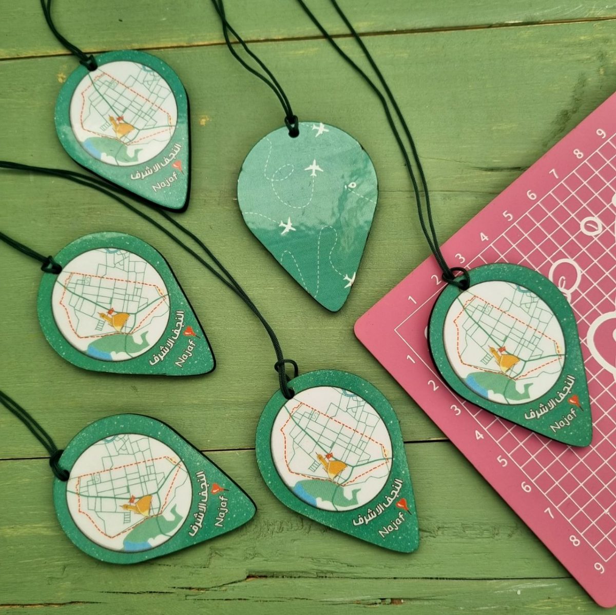 آویز ماشین غدیری طرح لوکیشن نجف - Image 3