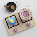 اجاق اسباب بازی چوبی آشپزخانه کودک - Image 3